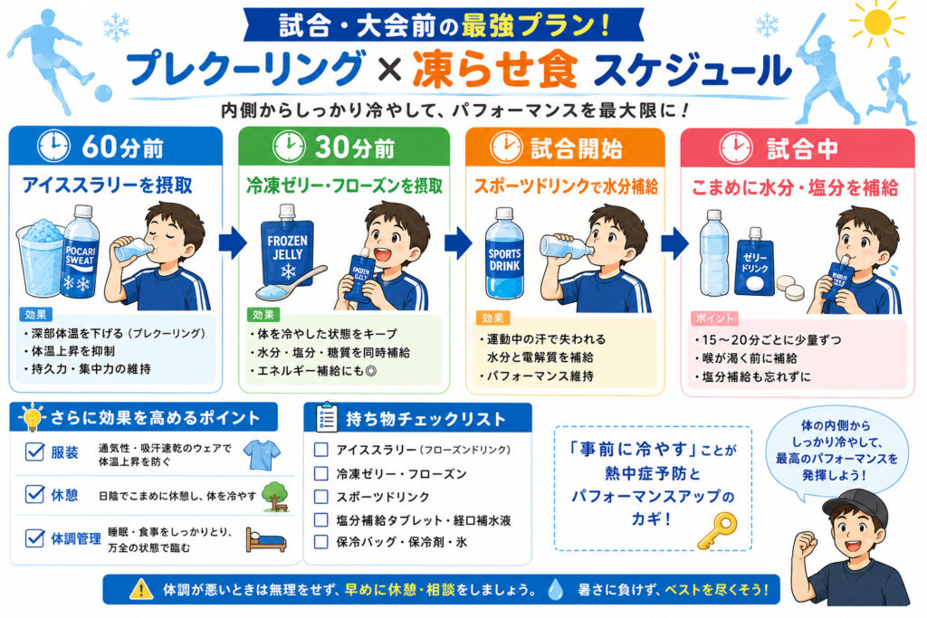 凍らせて食べる 熱中症対策