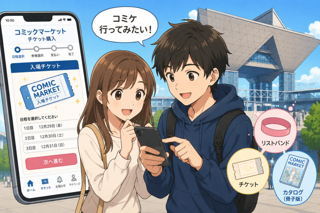 コミケ チケット どこで 買う