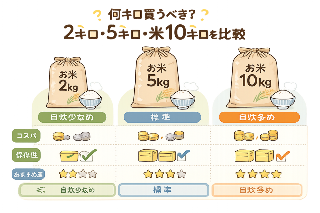 一人暮らし米5キロ
