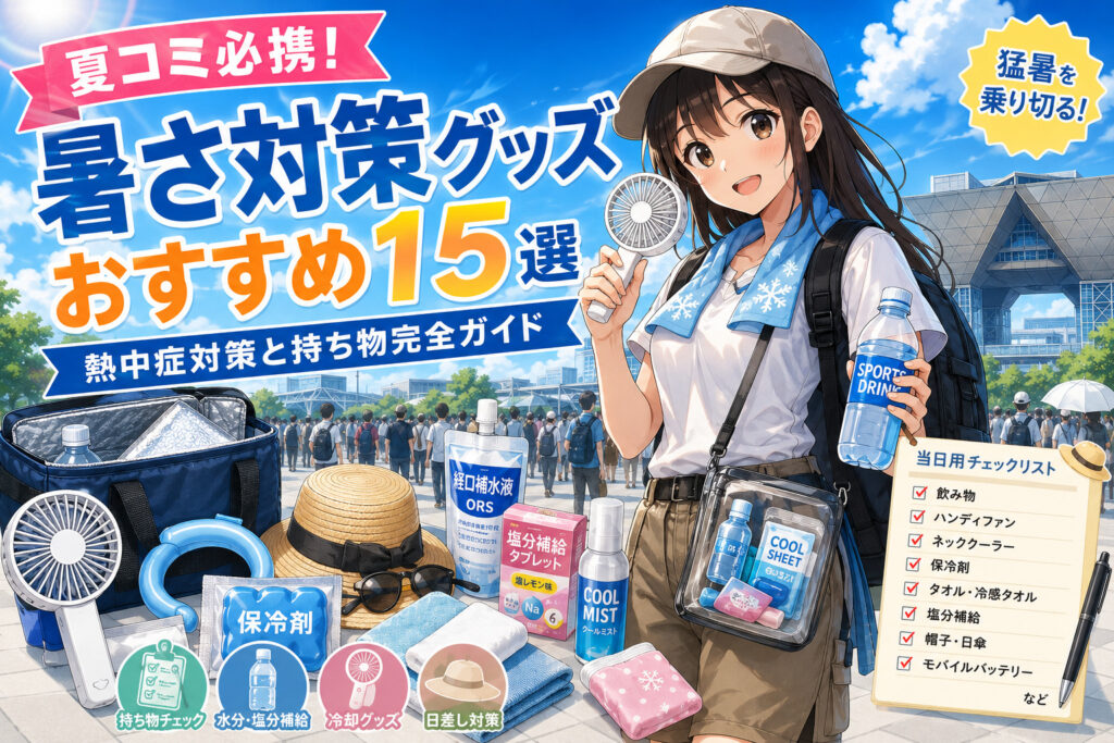夏コミ 暑さ対策グッズ